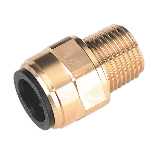 15mm x 1/2"BSPT Brass Straight Adaptor