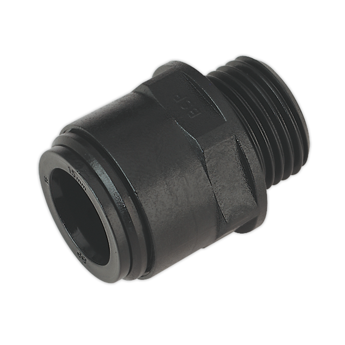 15mm Straight Adaptor 1/2"BSP - Pack of 2