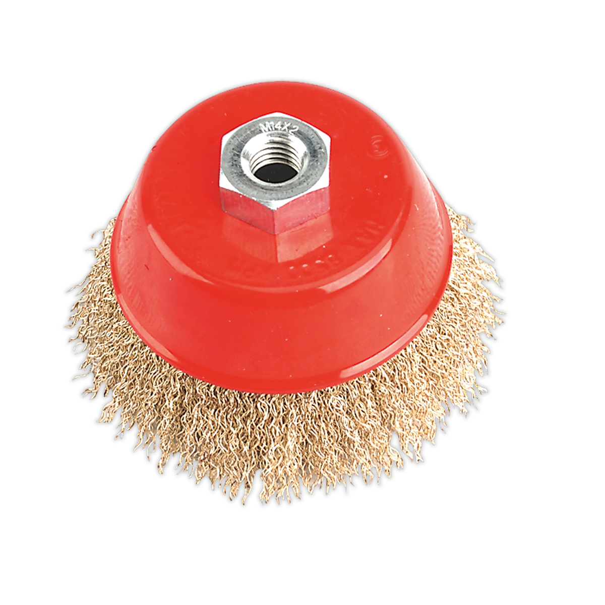 Ø100mm Brassed Steel Cup Brush M14 x 2mm