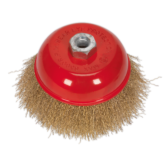 Ø125mm Brassed Steel Cup Brush M14 x 2mm