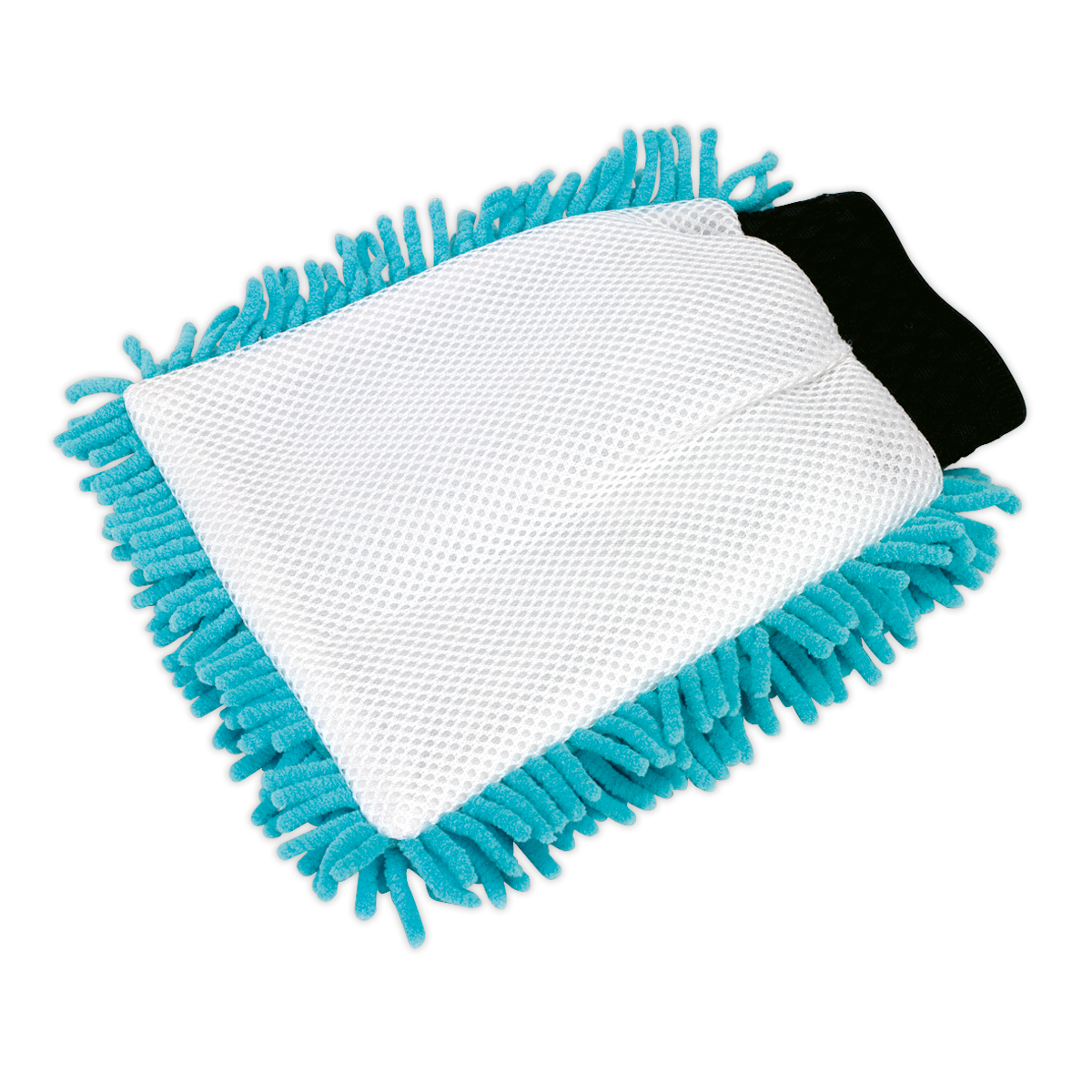 2-in-1 Shaggy Microfibre Mitt