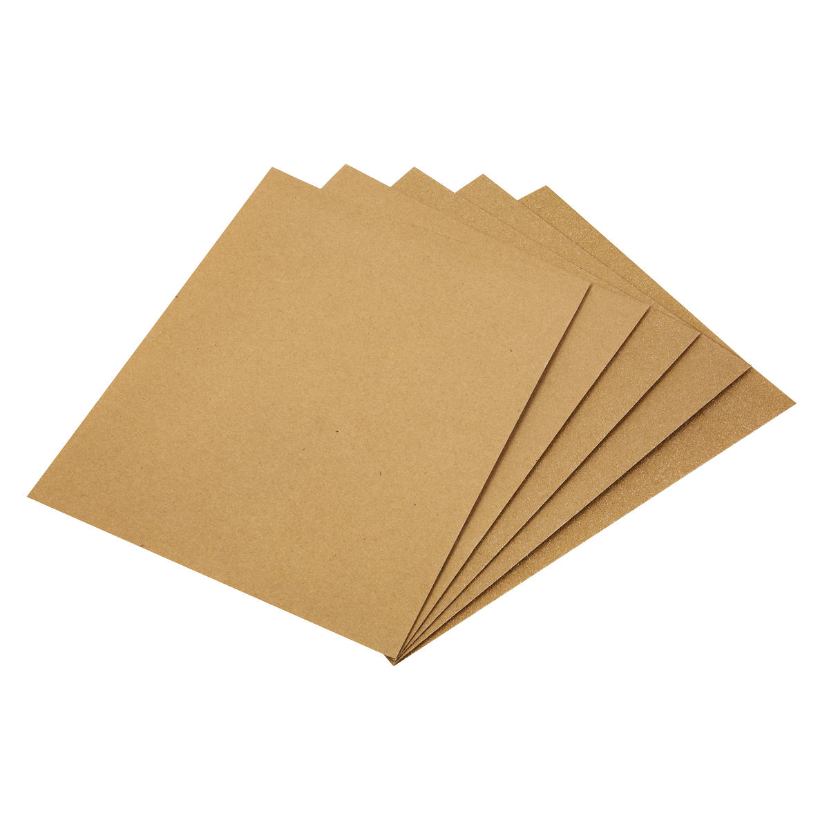 280 x 230mm Glasspaper - Assorted Pack of 5