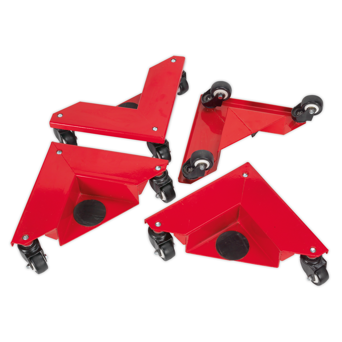 Set of 4 Corner Transport Dollies - 150kg Capacity