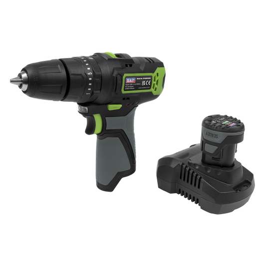 10.8V 2Ah SV10.8 Series Ø10mm Cordless Combi Drill Kit