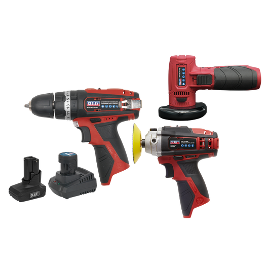 3 x 12V SV12 Series Cordless Power Tool Combo Kit