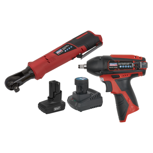 2 x 12V SV12 Series Cordless Power Tool Combo Kit