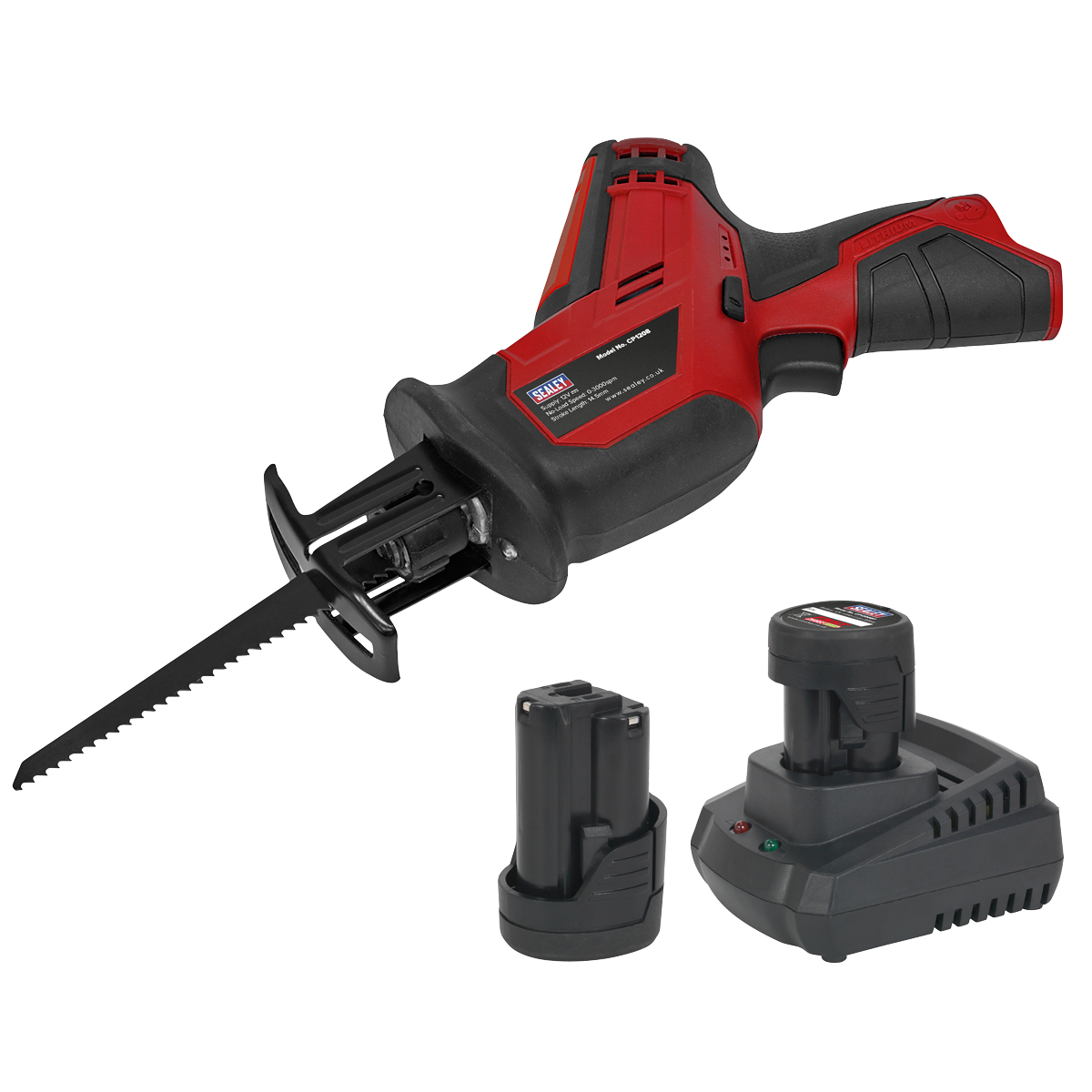 12V SV12 Series Cordless Reciprocating Saw - 2 Batteries