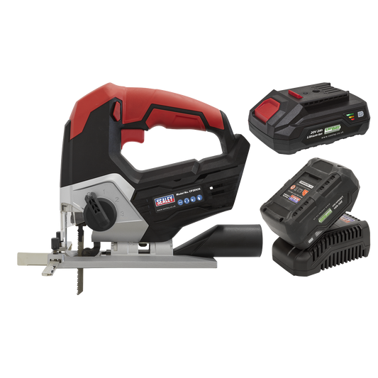 20V SV20 Series Cordless Jigsaw Kit - 2 Batteries