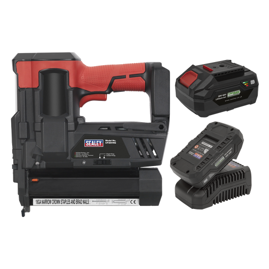 20V SV20 Series 18G Cordless Staple/Nail Gun Kit - 2 Batteries