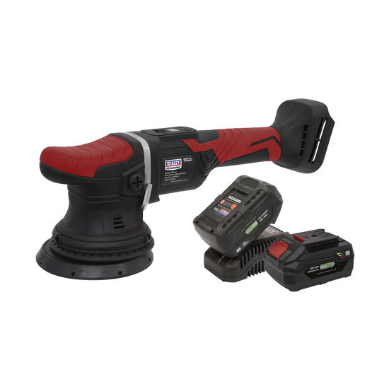 20V SV20 Series Ø125mm Cordless Orbital Polisher Kit - 2 Batteries