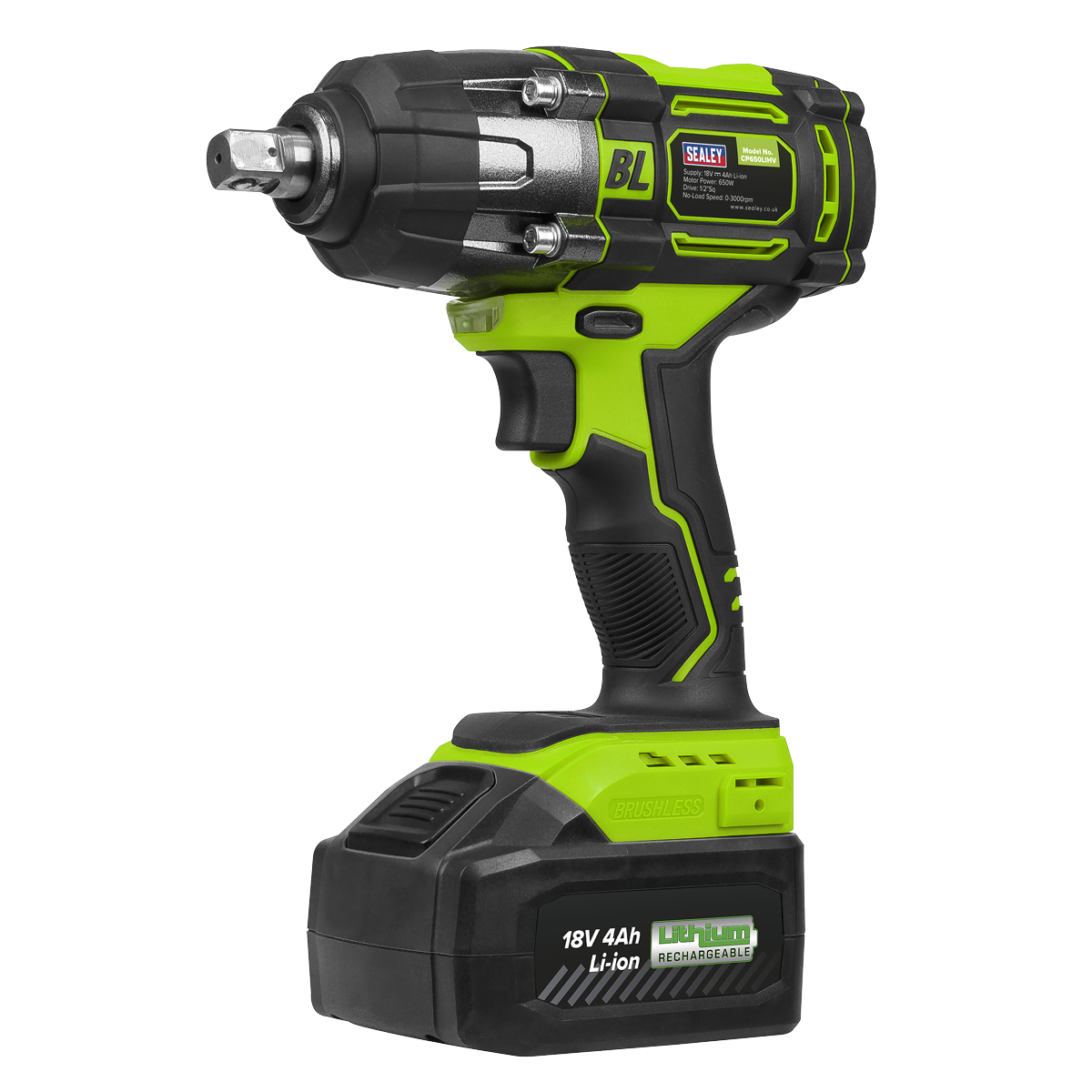 18V 1/2"Sq Drive Cordless Impact Wrench
