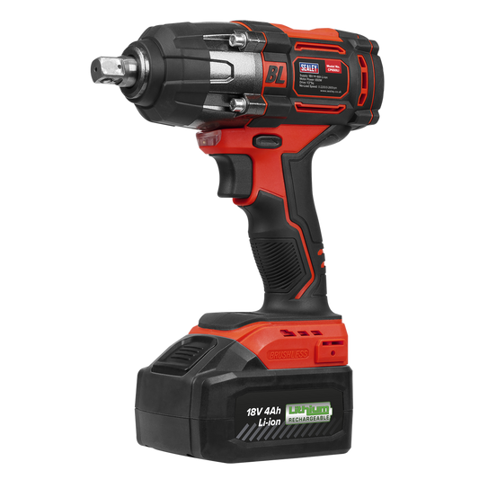 18V 1/2"Sq Drive Cordless Impact Wrench