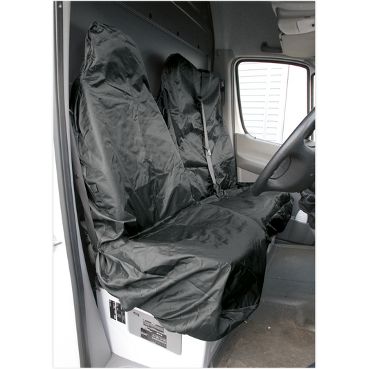 2pc Heavy-Duty Van Seat Protector Set