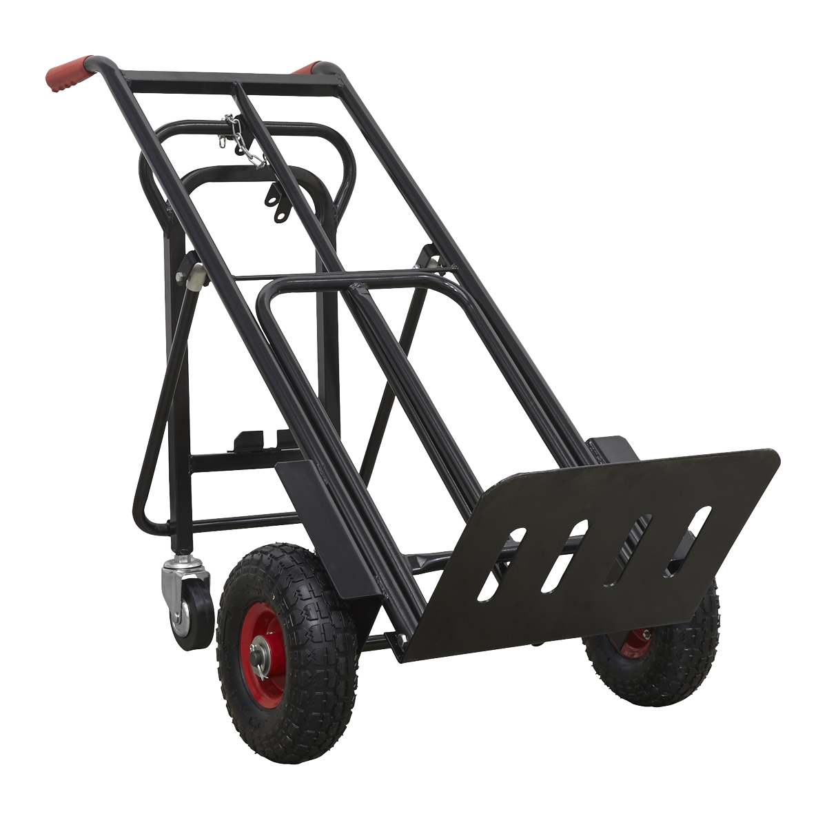 300kg Heavy-Duty 3-in-1 Sack Truck with PU Tyres