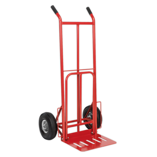 250kg Folding Sack Truck with Pneumatic Tyres