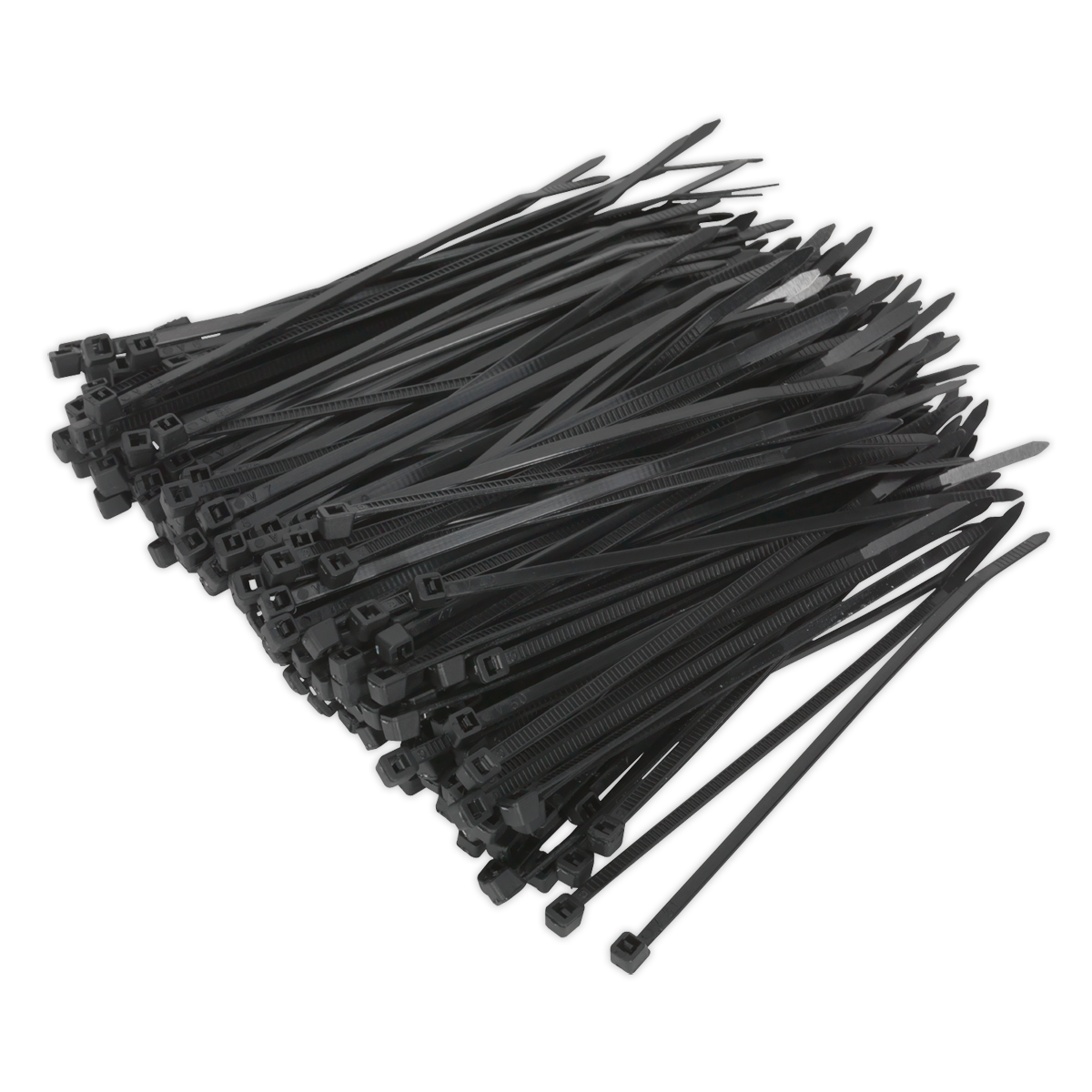 100 x 2.5mm Cable Tie Black - Pack of 200