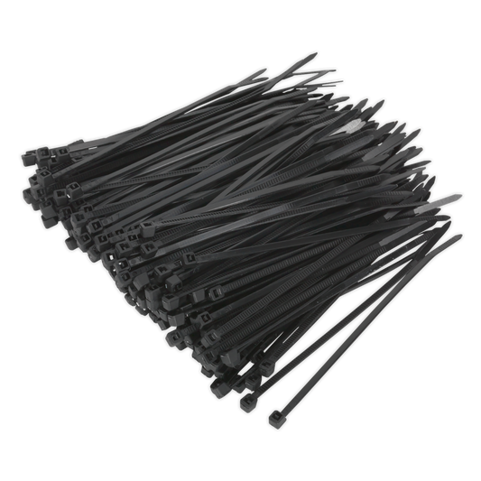 100 x 2.5mm Cable Tie Black - Pack of 200