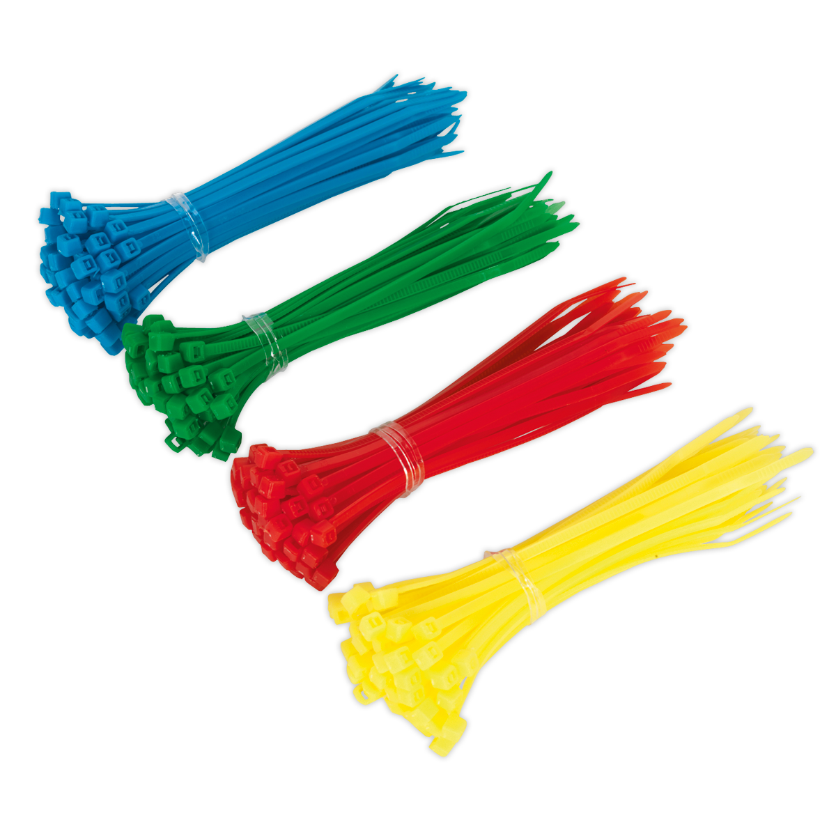 100 x 2.5mm Cable Tie Assortment - Pack of 200