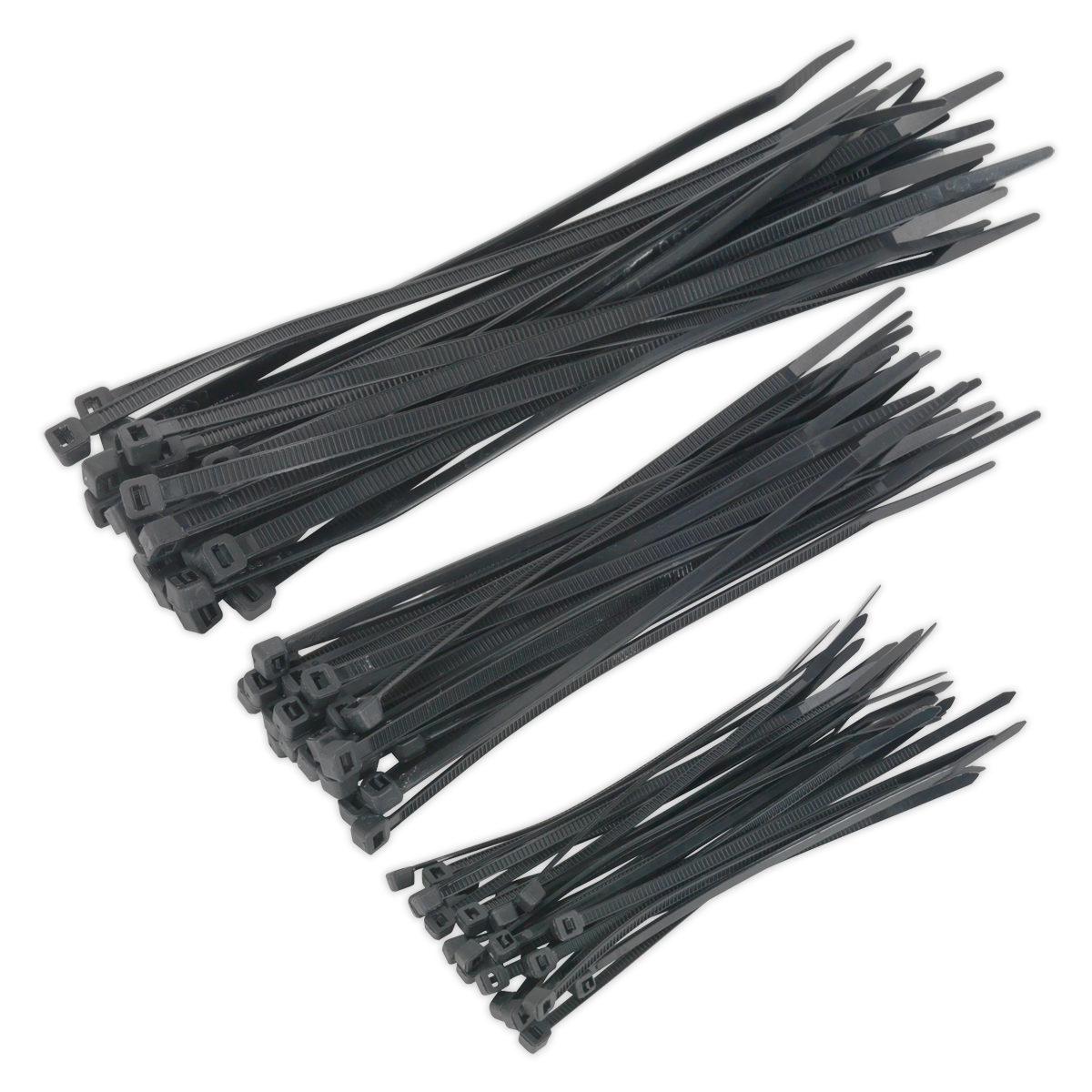 Cable Tie Assortment Black - Pack of 75