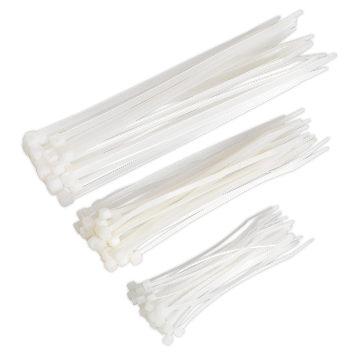 Cable Tie Assortment White - Pack of 75