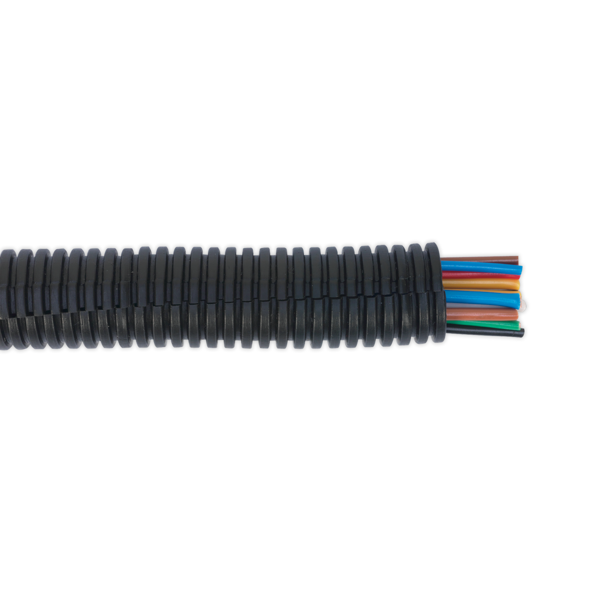 10m Ø17-21mm Split Convoluted Cable Sleeving