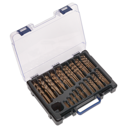 170pc HSS Cobalt Fully Ground Drill Bit Assortment Ø1-10mm