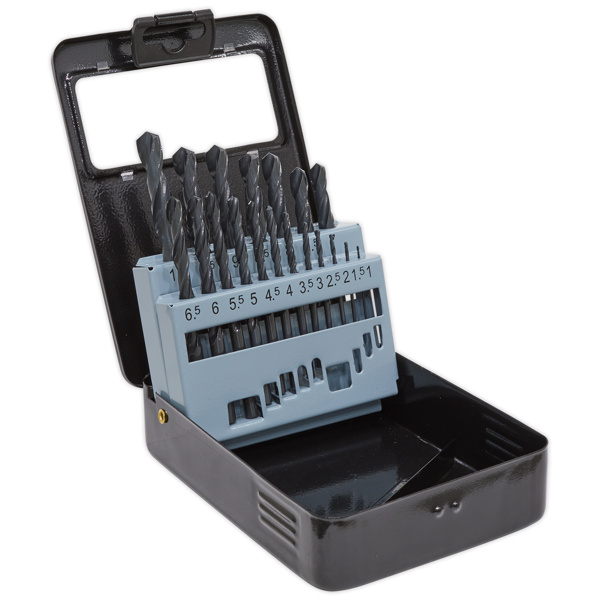 19pc HSS Roll Forged Drill Bit Set