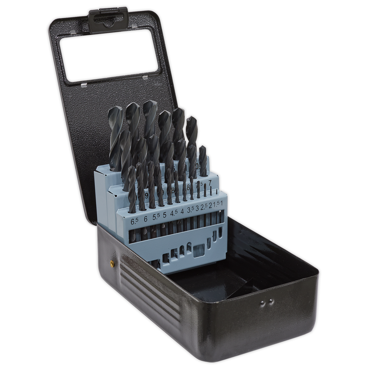 25pc HSS Roll Forged Drill Bit Set Ø1-13mm