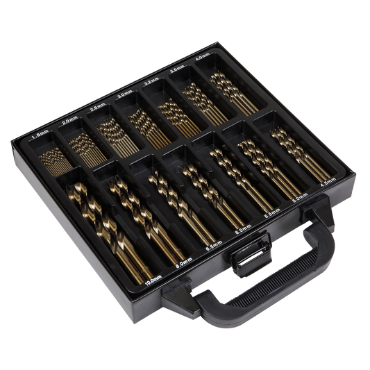 99pc HSS Cobalt Fully Ground Drill Bit Set