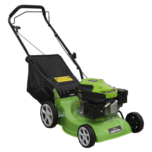 Dellonda Hand Propelled Petrol Lawnmower - 4-Stroke