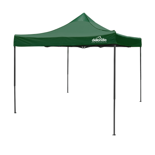 Dellonda Premium 3 x 3m Pop-Up Gazebo - Dark Green