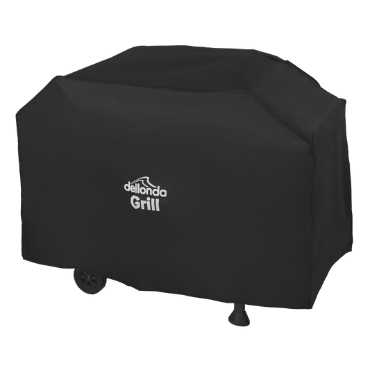 Dellonda Water-Resistant PVC BBQ Cover - Black