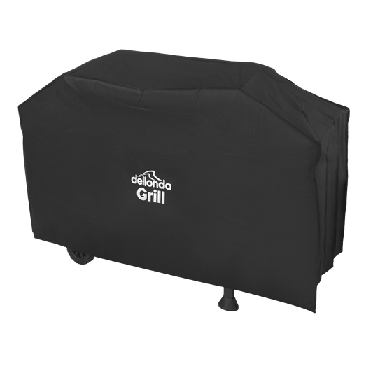 Dellonda Water-Resistant PVC BBQ Cover - Black