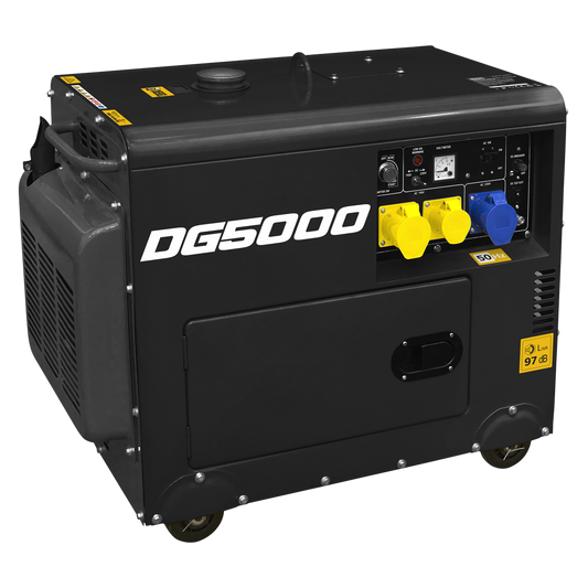 5000W 110/230V Diesel Generator - 4-Stroke Engine