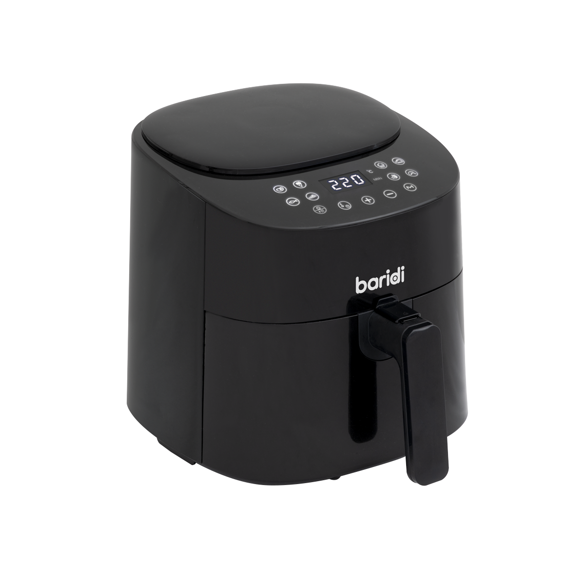 Baridi 3.5L Low Fat Air Fryer with Digital Rapid Air Oil Free Circulation