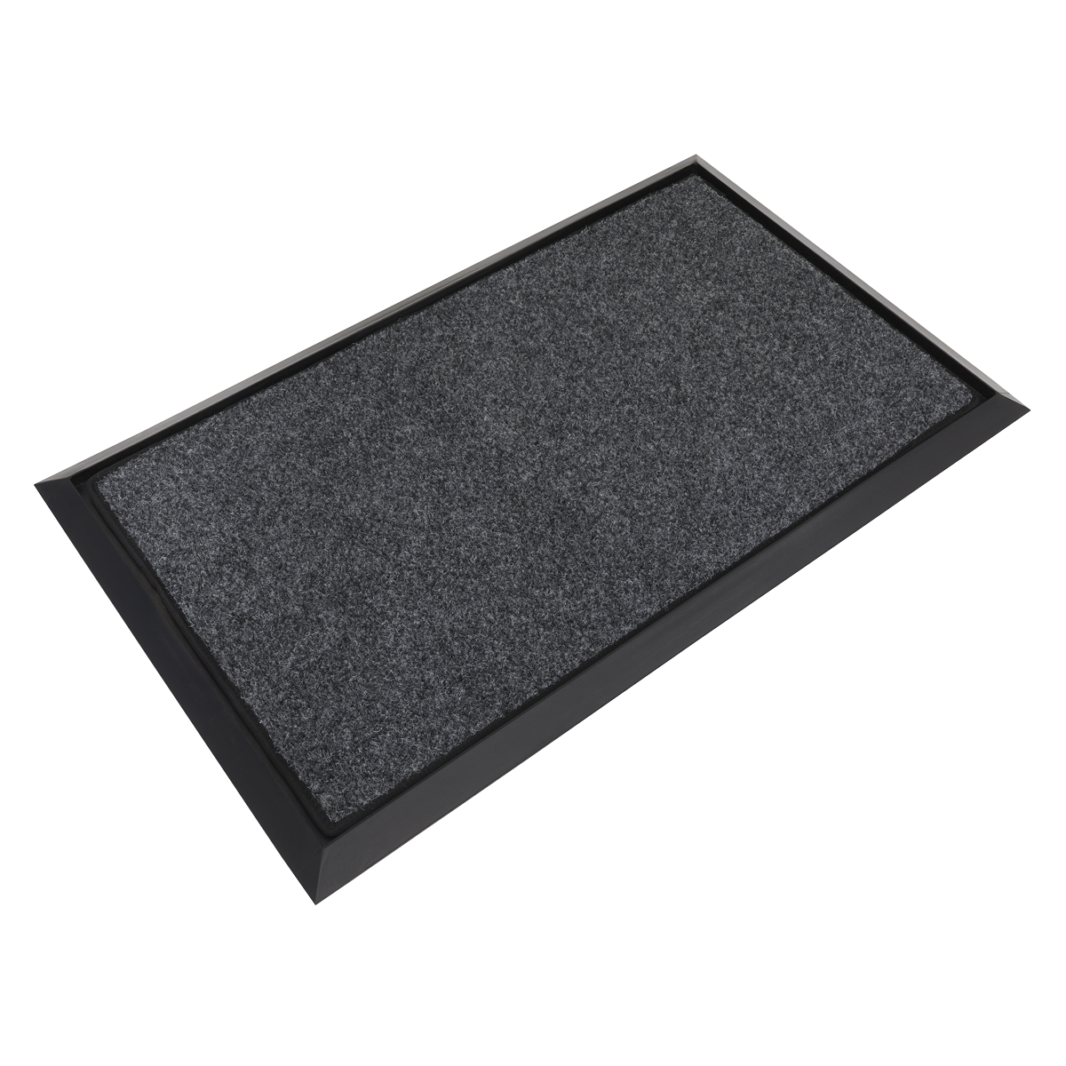 450 x 750mm Rubber Disinfection Mat With Removable Polyester Carpet