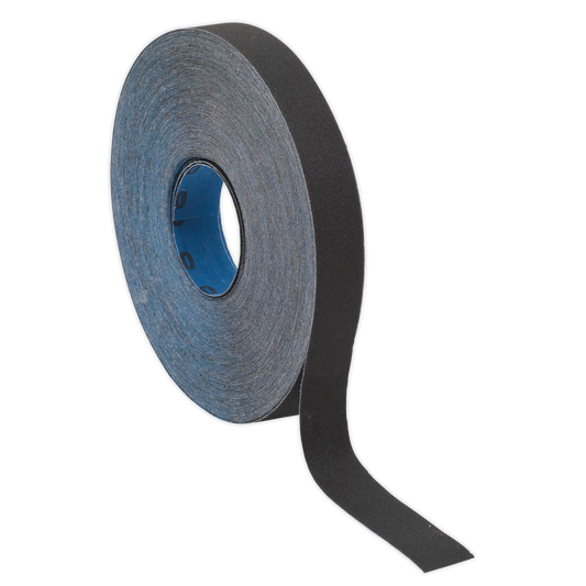 25mm x 25m Emery Roll Blue Twill - 120Grit