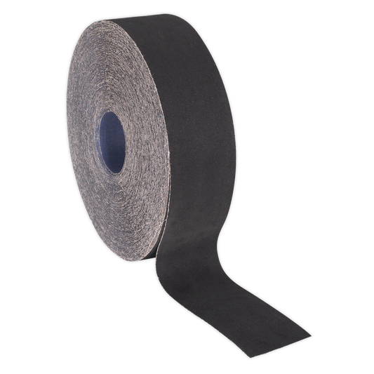 50mm x 50m Emery Roll Blue Twill - 40Grit