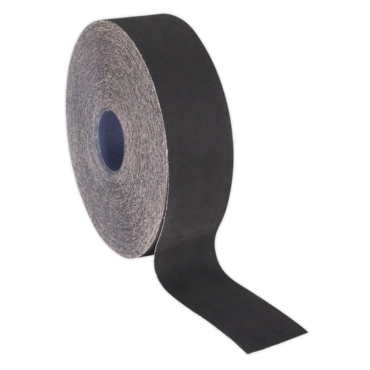 50mm x 50m Emery Roll Blue Twill - 80Grit