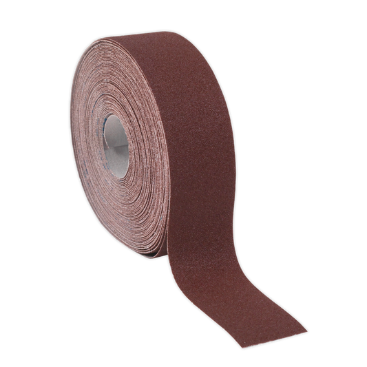 50mm x 50m Engineer's Emery Roll Brown - 80Grit