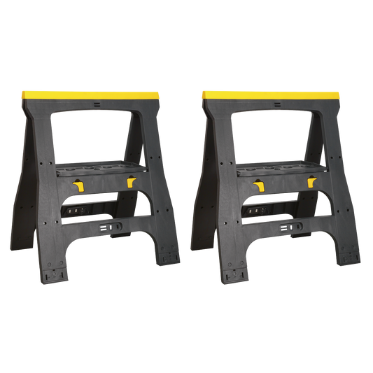 Heavy-Duty Folding Composite Trestles