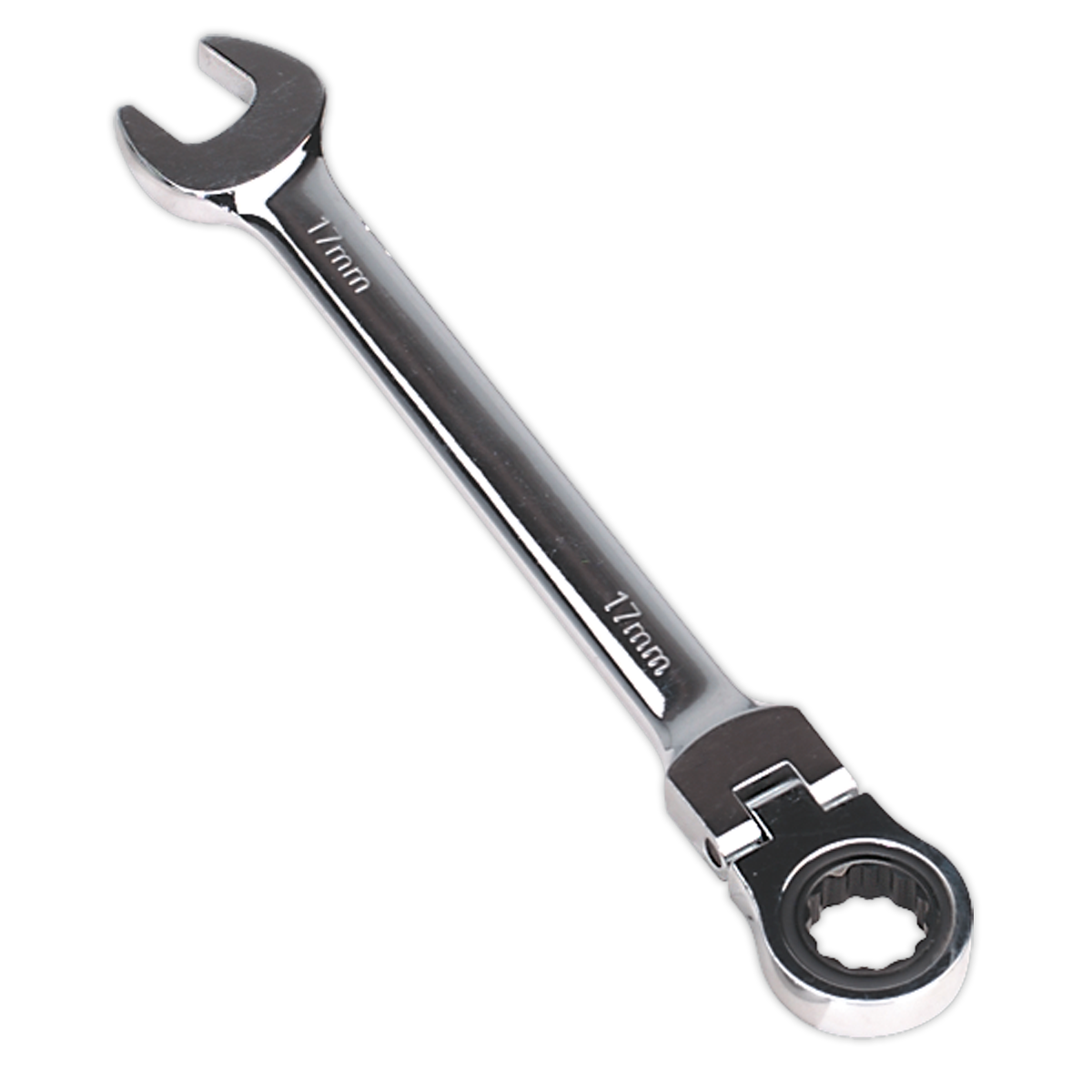 17mm Flexi-Head Ratchet Combination Spanner