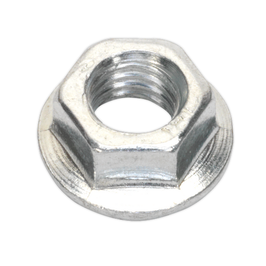 Zinc Plated Serrated Flange Nut DIN 6923 - M5 - Pack of 100