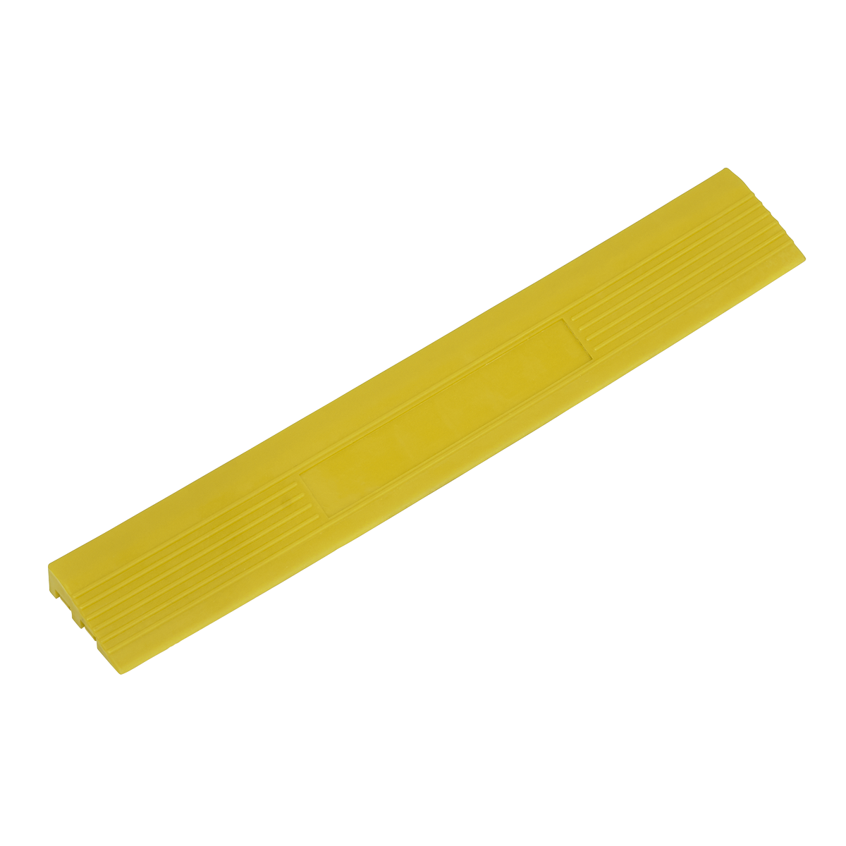 400 x 60mm Yellow Male Polypropylene Floor Tile Edge - Pack of 6