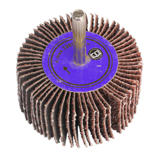 Ø50 x 25mm Flap Wheel 6mm Shaft 80Grit