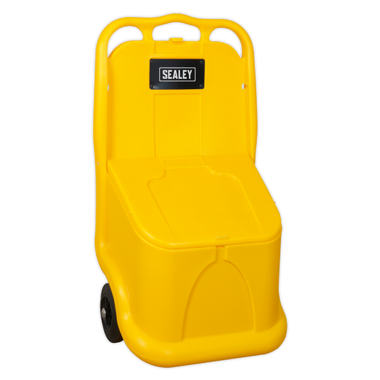 75L Grit/Salt Mobile Storage Cart