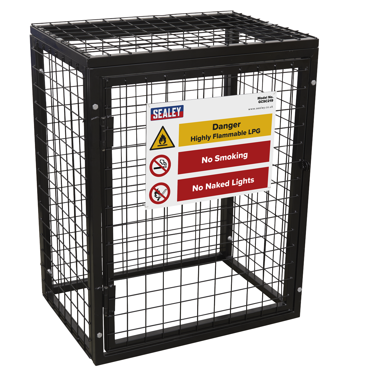 Gas Cylinder Safety Cage - 2 x 19kg Cylinders