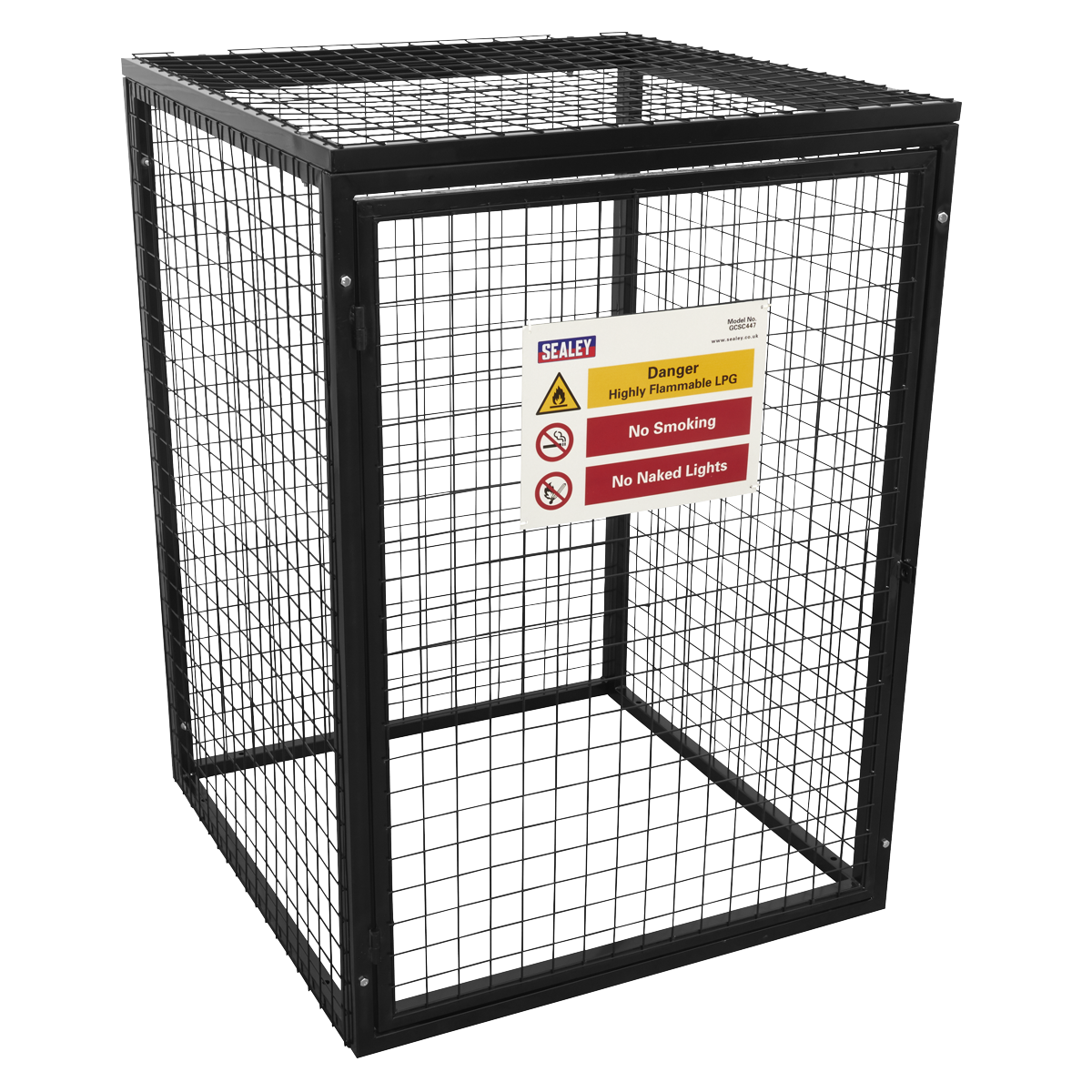 Gas Cylinder Safety Cage - 4 x 47kg Cylinders