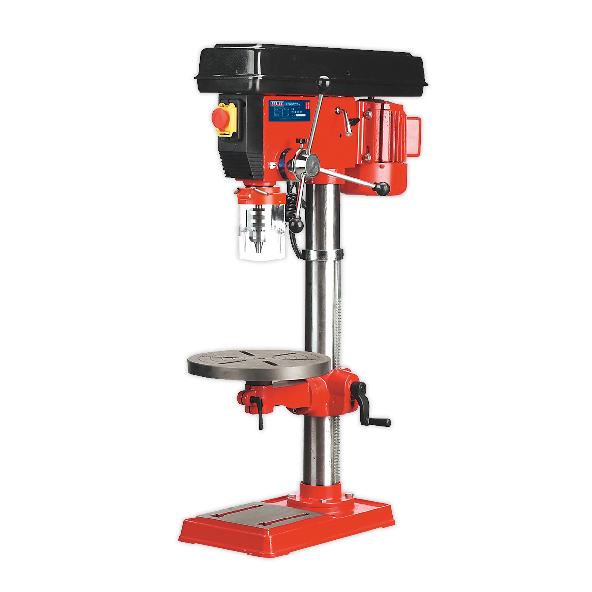 16-Speed Bench Pillar Drill 1070mm Height 650W