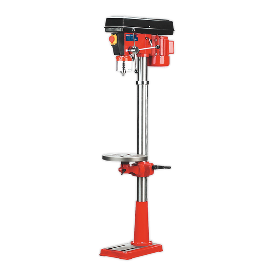 16-Speed Floor Pillar Drill 1580mm Height 550W